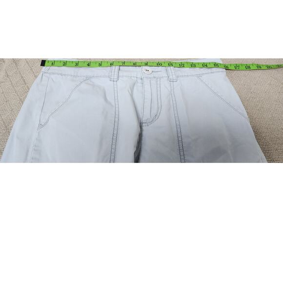 ST. Johns Bay Light Blue Graysish Capri/Cargo Pants  Women's Size 4 - Picture 9 of 11